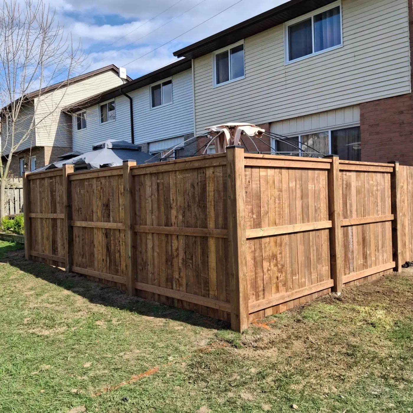 Privacy fence, photo 1 of 2